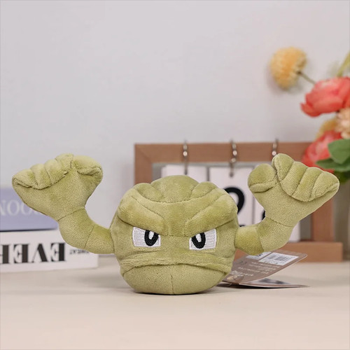 Peluche geodude rock pet - peluche, 8"