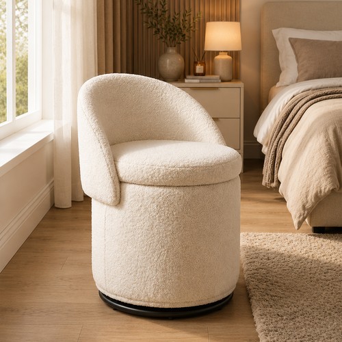 Pouf contenitore con schienale - contenitore,