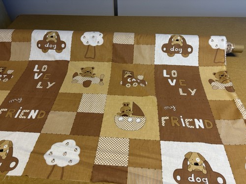 Teddy cane patchwork - , marrone